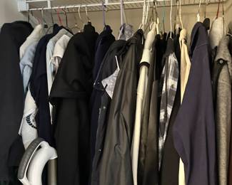 Jackets and jackets and jackets. 