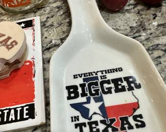 Texas spoon rest