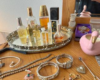 Perfume and jewelry