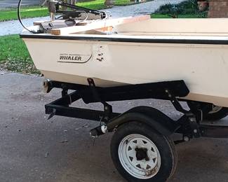 Sacrifice. 15' Boston Whaler. Lot of work done toward restoration. Fished it a couple times with the trolling motor. Trailer like new. Sacrifice...$1350.
