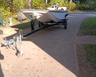 Sacrifice. 15' Boston Whaler. Lot of work done toward restoration. Fished it a couple times with the trolling motor. Trailer like new. Sacrifice...$1350.