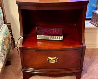 Bassett Mahogany Side Tables