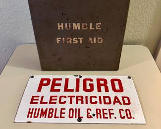 Humble Oil First Aid Kit - Porcelain Sign