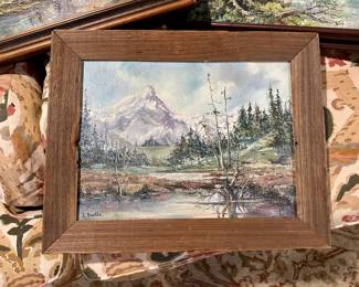 Original by Louisiana listed artist Lillian Hazel Westrop Bartle.