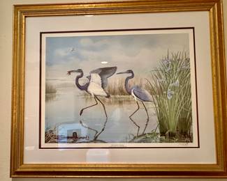 “The Crawfish Hunters” signed limited edition print, artist Murrell Butler