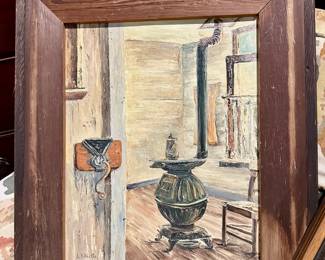 Original by Louisiana listed artist Lillian Hazel Westrop Bartle.