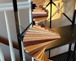 handmade wooden wind spinner