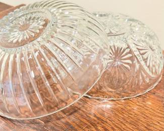 Vintage Clear Bowls 