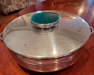 Buenilum Aluminum Casserole Server with glass Pyrex dish 