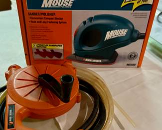 Black & Decker Jack Rabbit Hand Pump and Black & Decker Mouse Sander/Polisher