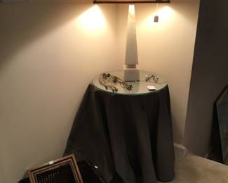 1 of 2 Occasional tables and a Marble Lamp from Lord & Taylor circa 1980’s