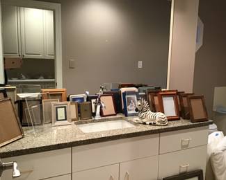 More frames and a vintage Zebra liquor bottle! (he does have a repair).