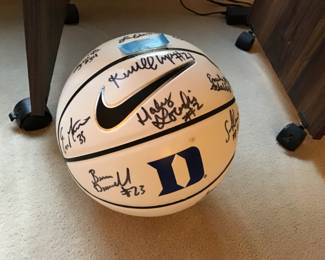 Duke ladies basketball signedball! 