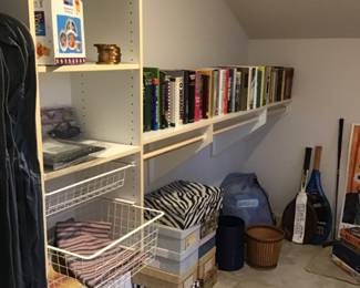 A lot of random books on various topics!