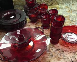 Cranberry ware! Happy holidays!