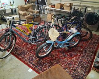2 bicycles remain for sale. Washer dryer sold