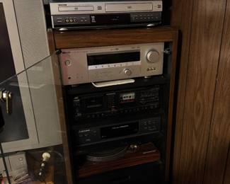 Vintage electronics stereo equipment