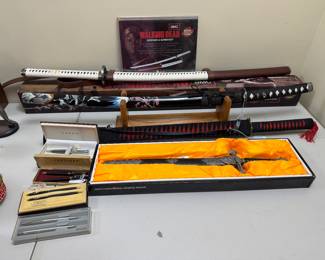 Walking dead katana, katana, small sword 