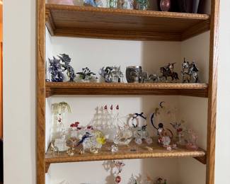 Spun glass figurines 