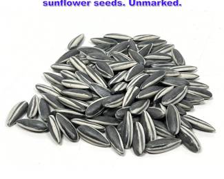 Lot 844 100 pcs AI WEI WEI porcelain sunflower seeds. Unmarked. 