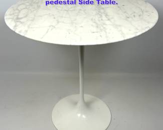 Lot 721 Knoll Studio Eero Saarinen Tulip pedestal Side Table. 