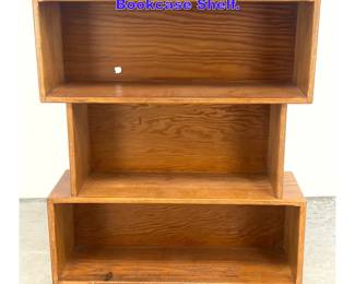 Lot 824 Art Deco Style 3 tier Bookcase Shelf. 