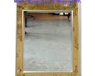 Lot 719 La Barge Chinoiserie Eglomise Mirror Painted by D. Wingard 77. 