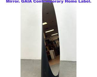 Lot 1241 MCM Lipstick Sculptural Floor Mirror. GAIA Contemporary Home Label. 