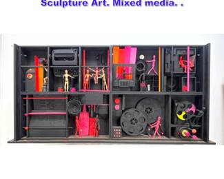 Lot 961 Extra Large Jerry Siano Assemblage Sculpture Art. Mixed media. . 