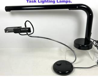 Lot 1277 2pcs Mid Century Modern Desk Task Lighting Lamps.