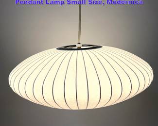 Lot 1021 George Nelson 18 Saucer Bubble Pendant Lamp Small Size, Modernica