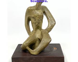 Lot 785 Figural Abstract Modern Pottery Sculpture. 