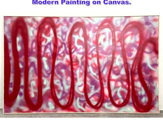 Lot 1270 Large Dawn Kenzer Abstract Modern Painting on Canvas. 