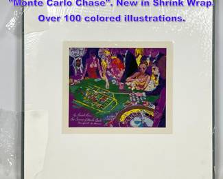 Lot 784 LEROY NEIMAN Hardbound Book Monte Carlo Chase. New in Shrink Wrap. Over 100 colored illustrations.