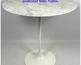 Lot 709 Knoll Studio Eero Saarinen Tulip pedestal Side Table. 