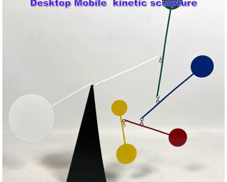 Lot 1177 Ekko Workshop Standing Circles Desktop Mobile kinetic sculpture