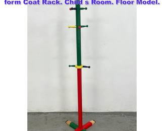 Lot 1193 Pierre Sala inspired Colorful Pencil form Coat Rack. Child s Room. Floor Model. 