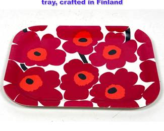Lot 1304 Small Marimekko Unikko serving tray, crafted in Finland