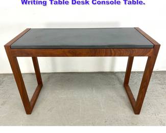 Lot 886 Crumo and Kwash Walnut and Slate Writing Table Desk Console Table. 
