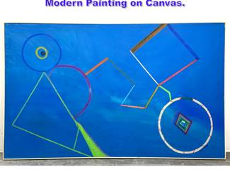 Lot 1272 Large Dawn Kenzer Abstract Modern Painting on Canvas. 