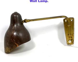 Lot 1017 Vilhelm Lauritzen Attributed Wall Lamp. 