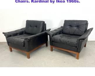 Lot 1093 Pair Mid Century Modern Lounge Chairs. Kardinal by Ikea 1960s. 