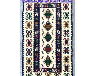 Lot 1130 3 3.5 X 6 11 Vintage Handmade Turkish Kilim Rug Carpet. 