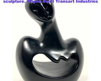 Lot 743 Schultz Abstract Modern Figural sculpture. Wayne Swift Transart Industries