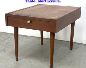 Lot 1218 Merton Gershun 1 Drawer Side Table. Martinsville. 