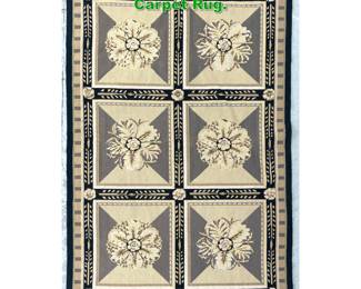 Lot 1602 3 3 X 5 AUBUSSON Style Carpet Rug. 
