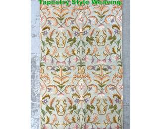 Lot 1595 3 X 5 8 Crewel Embroidery Tapestry Style Weaving. 