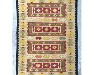 Lot 1600 5 2 X 8 1 Kaleen India Carpet Rug. 
