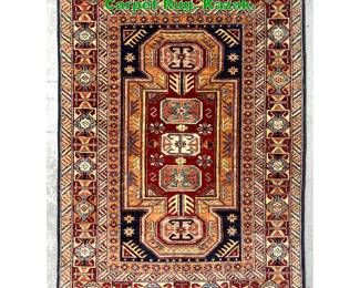 Lot 1601 4 9 X 6 10 Handmade Oriental Carpet Rug. Kazak. 