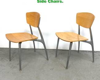 Lot 1524 pair Shelby Williams Style Side Chairs. 